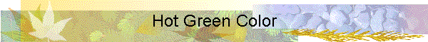 Hot Green Color