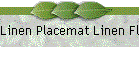 Linen Placemat Linen Flax