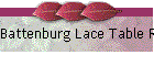 Battenburg Lace Table Runner